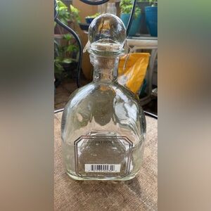 Must have silver Patron bottle with metal bee!!!